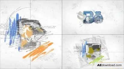 Drawing Logo Reveal Logo Stings template preview
