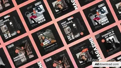 Dream Typography Posts Openers template preview