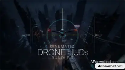 Drone Hud UIs - Bundle 2 Infographics template preview