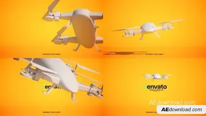 Drone Logo Logo Stings template preview