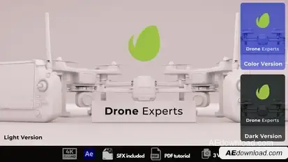 Drone Logo Reveal Logo Stings template preview