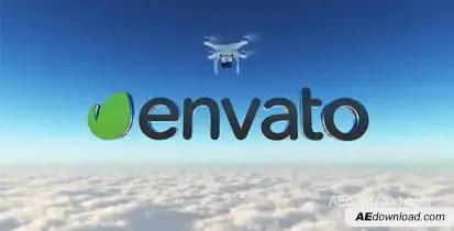 Drone Reveal Logo Stings template preview