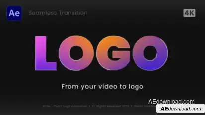 Drop - Outro Logo Logo Stings template preview