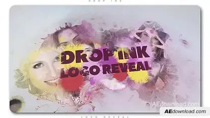 Drop Ink Logo Reveal Logo Stings template preview