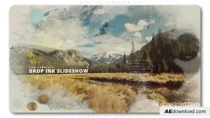 Drop Ink Slideshow Openers template preview