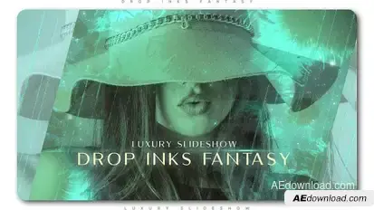 Drop Inks Fantasy Luxury Slideshow Openers template preview