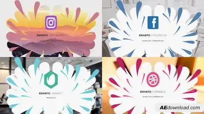 Drops Logo Logo Stings template preview