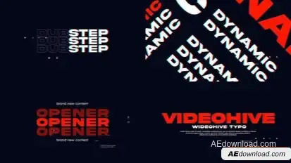 Dubstep Intro Openers template preview
