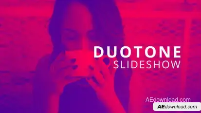 Duotone Opener Video Displays template preview