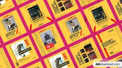 Dusction Product Trend Instagram Posts Product Promo template preview