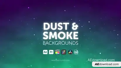 Dust & Smoke Backgrounds Elements template preview
