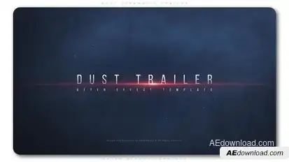 Dust Cinematic Trailer Titles template preview