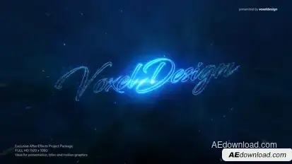 DUST Logo Reveal Logo Stings template preview