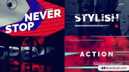 Dynamic Action for After Effects Openers template preview