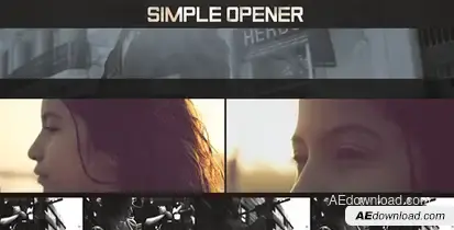 Dynamic and Simple Opener Video Displays template preview