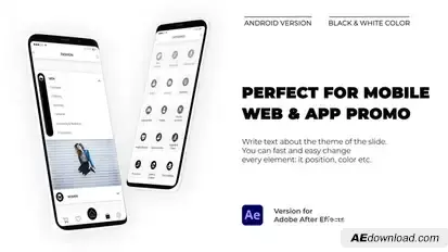 Dynamic Android App Promo Product Promo template preview