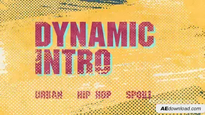 Dynamic Brush Intro Logo Stings template preview