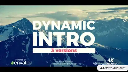 Dynamic Brush Intro Openers template preview