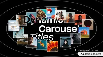 Dynamic Carousel Titles Titles template preview