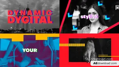 Dynamic Digital Intro Openers template preview