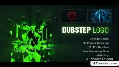 Dynamic Dubstep Logo Logo Stings template preview