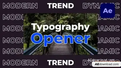 Dynamic Fast Typography Opener Openers template preview