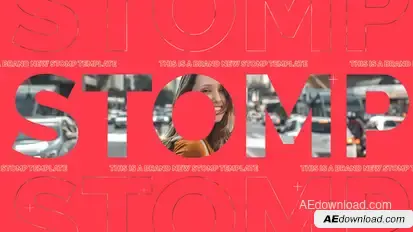 Dynamic Funday Stomp Video Displays template preview