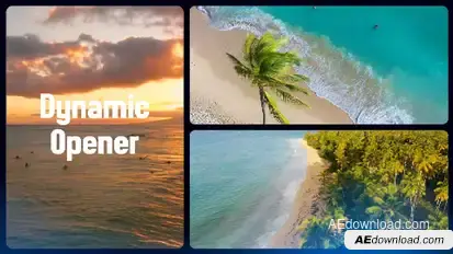 Dynamic Gallery Opener Video Displays template preview