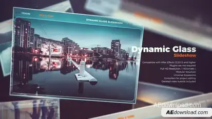 Dynamic Glass Slideshow Openers template preview