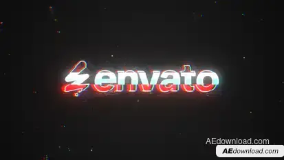 Dynamic Glitch Logo Logo Stings template preview