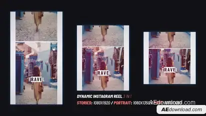 Dynamic Instagram Reel Openers template preview