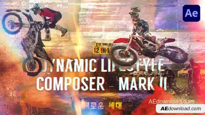 Dynamic Lifestyle Composer - Mark II Video Displays template preview