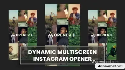 Dynamic Multiscreen Opener Instagram Openers template preview