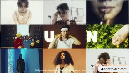 Dynamic Multiscreen Opener | Rhythmic Typography Slideshow Openers template preview