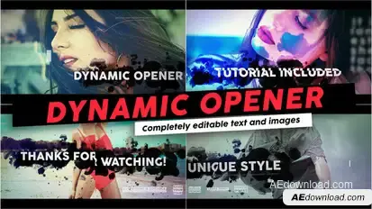 Dynamic Opener Video Displays template preview