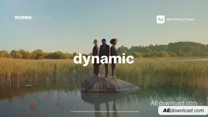 Dynamic Opener Video Displays template preview
