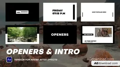 Dynamic Openers and Intro broadcast-packages template preview