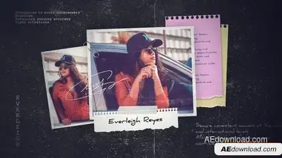Collage Photo Opening Titles Openers template preview
