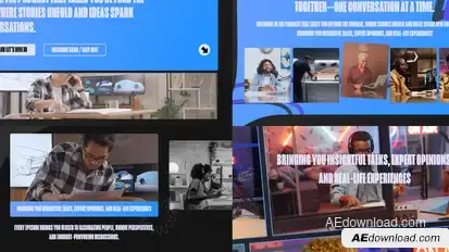 Dynamic Podcast Intro Pack Openers template preview