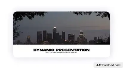 Dynamic Presentation Video Displays template preview