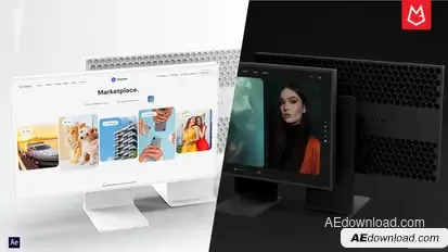 Dynamic Pro Display XDR Mockup | Website Presentation Product Promo template preview