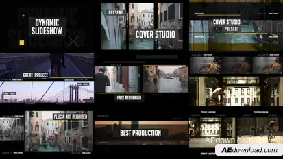 Dynamic Promo Video Displays template preview