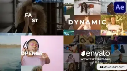 Dynamic Promo Opener for After Effects Openers template preview