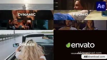 Dynamic Promo Opener for After Effects Openers template preview