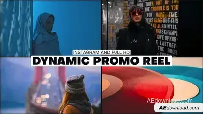 Dynamic Promo Reel Openers template preview