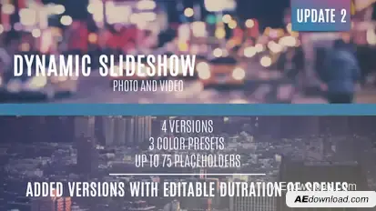 Dynamic Slideshow Video Displays template preview