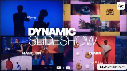 Dynamic Slideshow Video Displays template preview