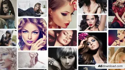 Dynamic Slideshow Opener Video Displays template preview
