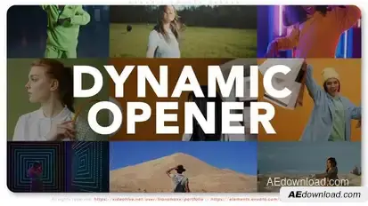Dynamic Smooth Opener Video Displays template preview