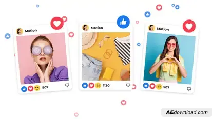 Dynamic Social Media Promo Openers template preview